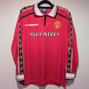 Manchester United David Beckham 98/99 Jersey Long Sleeve